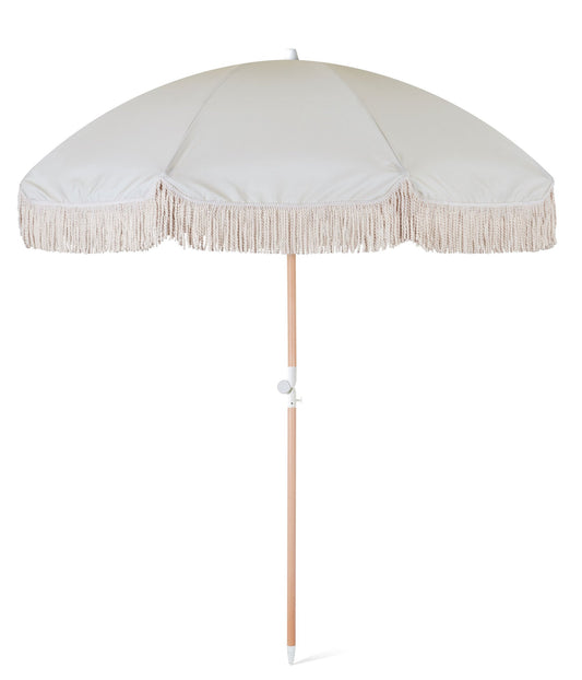 Fringe Market Umbrella: Vanilla