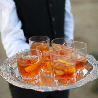 Vintage 'Old Fashioned' Glass