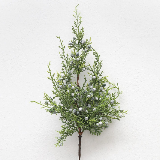 Faux Juniper Spray with Berries