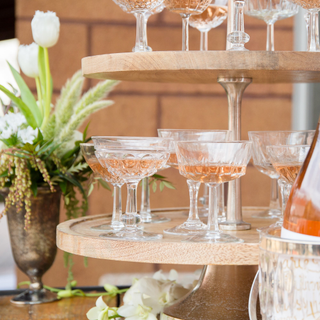 Vintage Champagne Coupe