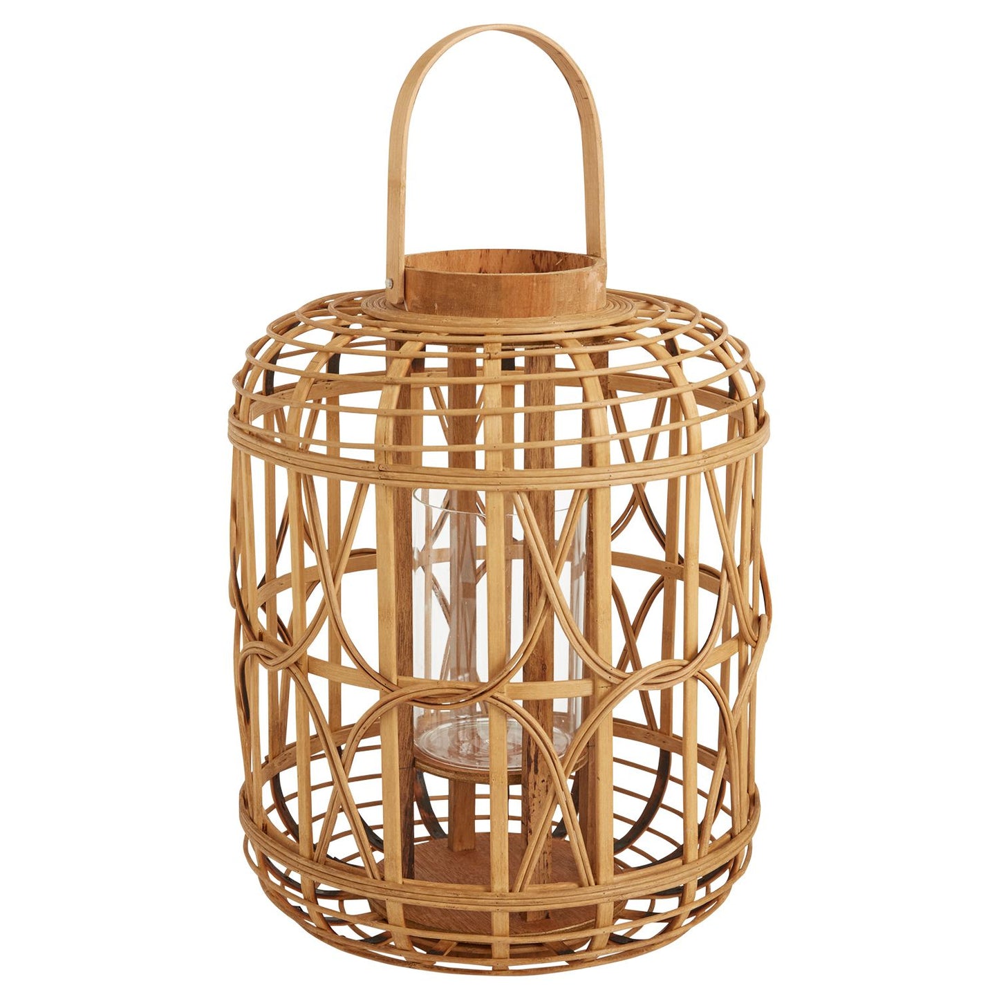 Rattan Boho Lantern: Large