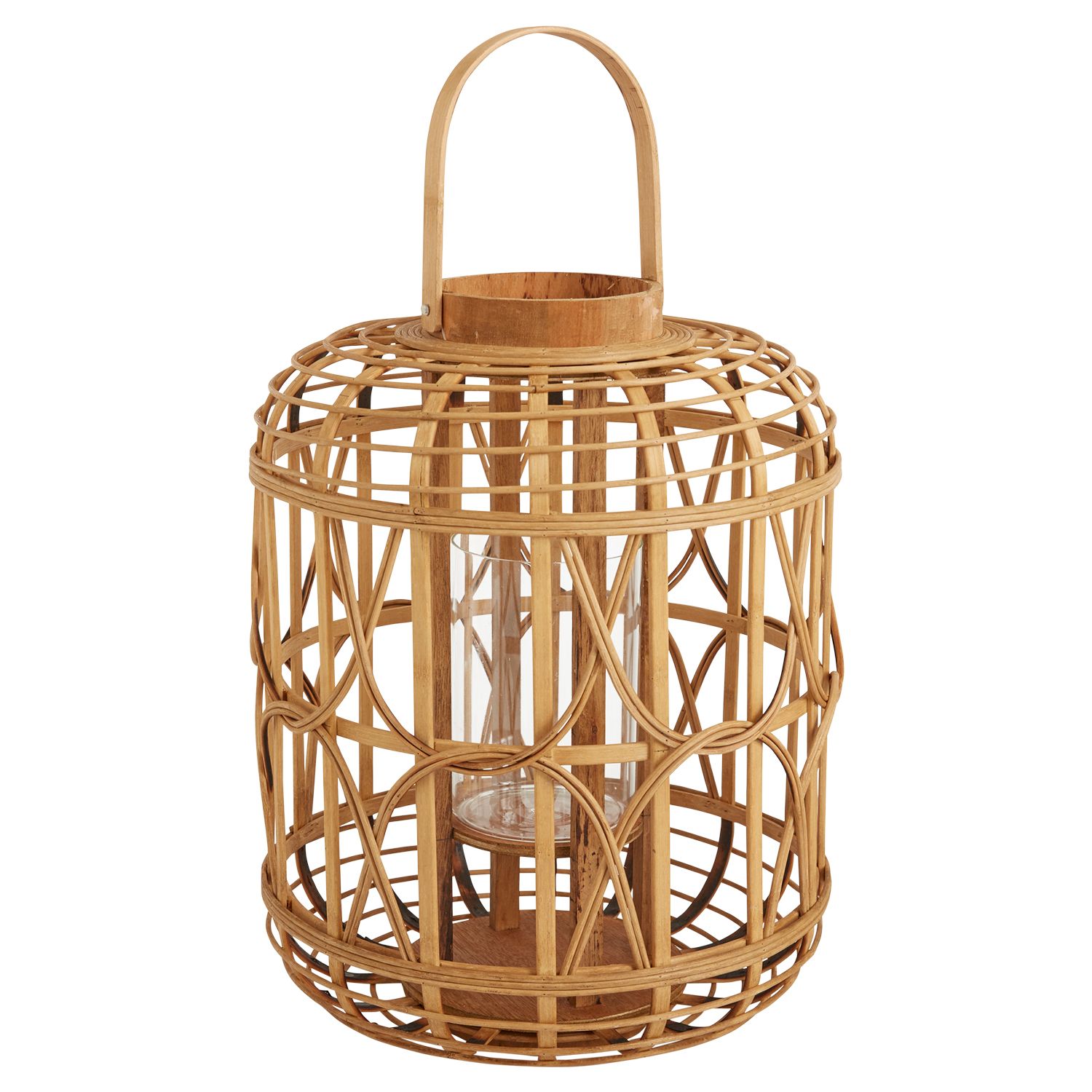 Rattan Boho Lantern: Large