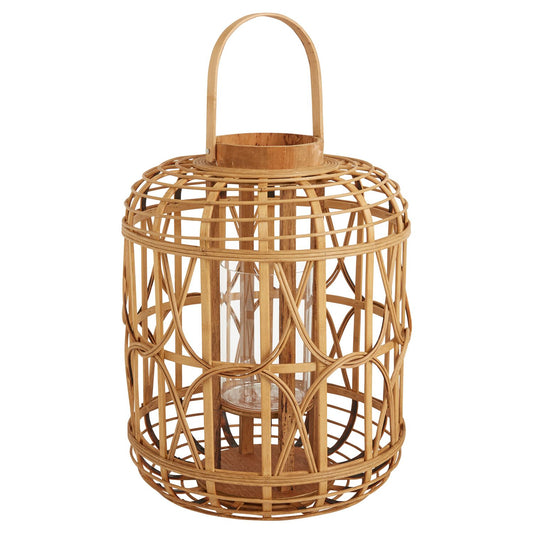 Rattan Boho Lantern: Large