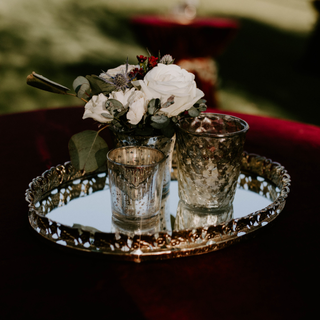 Vintage Mirrored Tray