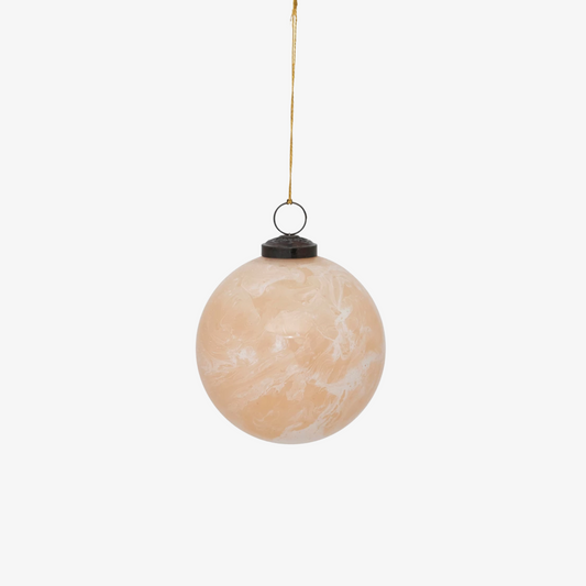 Nude Marbled Ornament