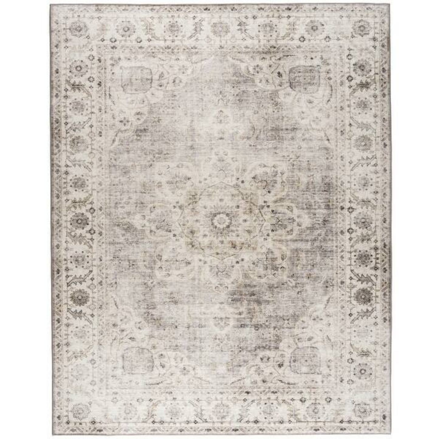 Gracewood Vintage Ivory Floral Rug