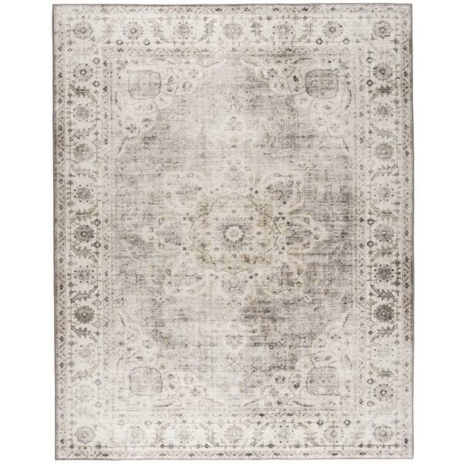 Gracewood Vintage Ivory Floral Rug
