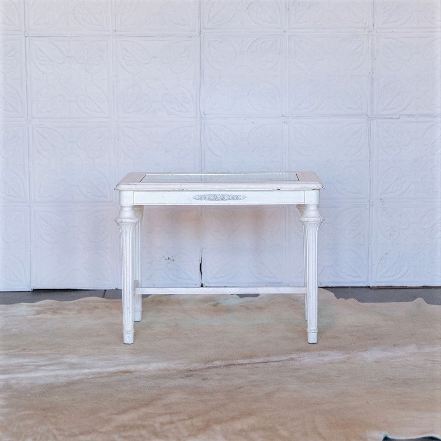 Dainty White Side Table