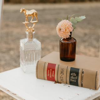Vintage Amber Bottle Collection