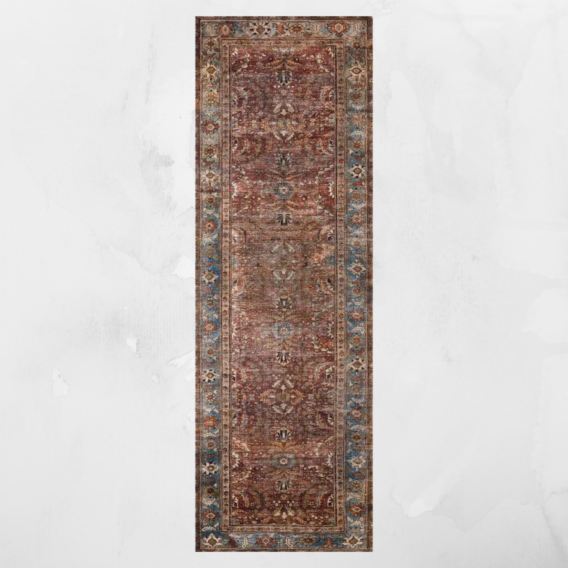 Isabelle Vintage Border Runner