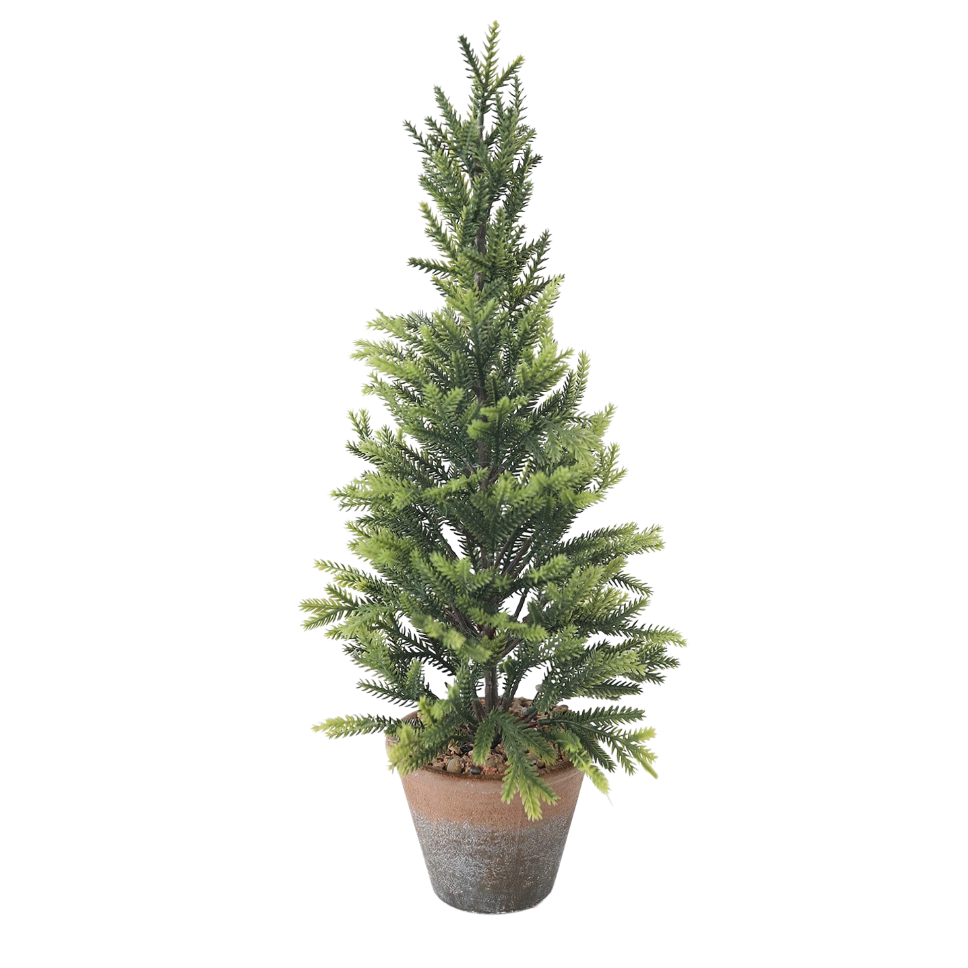 Mini Faux Potted Spruce Tree