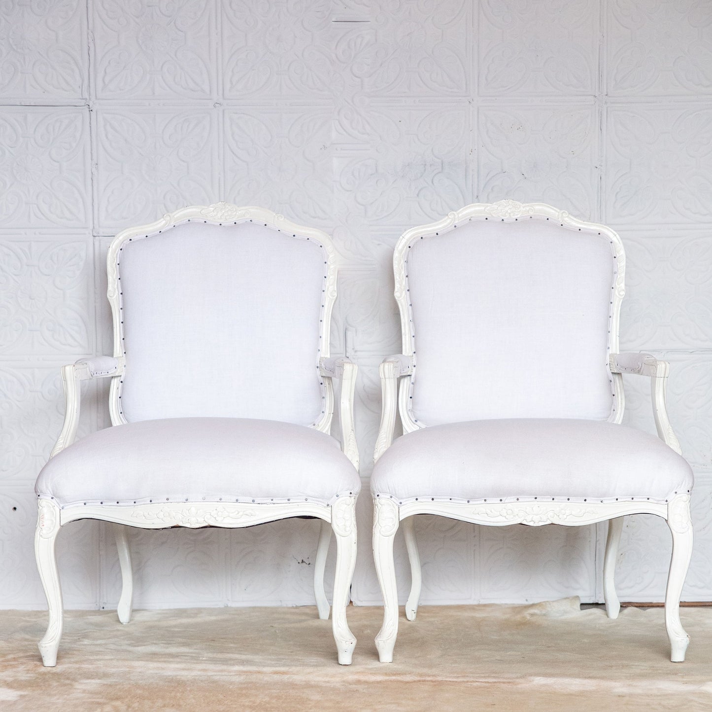 White French Arm Chair