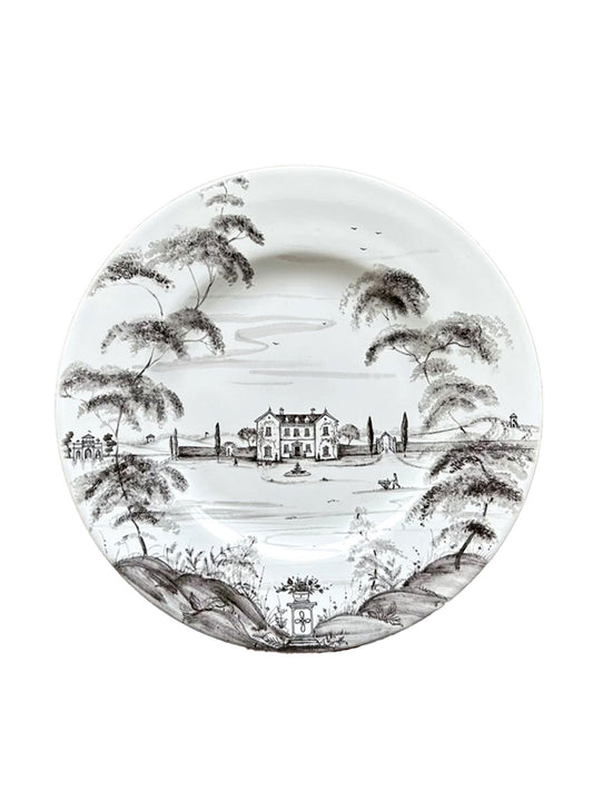 Palm Beach (Black) Salad & Dessert Plate 