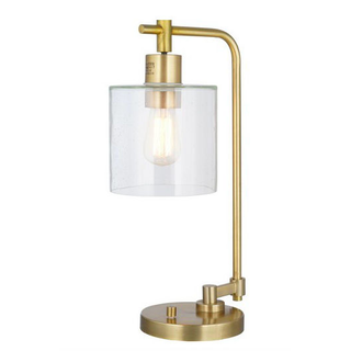 Brass Industrial Table Lamp