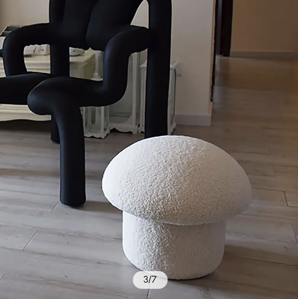 Mushroom Ottoman Stool