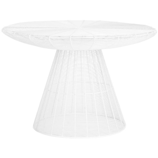 White Mushroom Cocktail Table