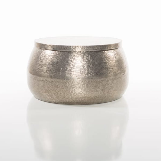 Silver Deccan Drum Table