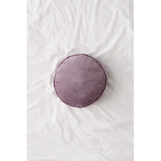 Lavender Velvet Round Pillow