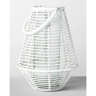 White Rattan Lantern