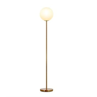 Brass Globe Floor Lamps