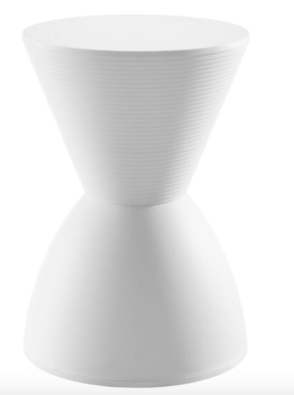 White Charging Stool