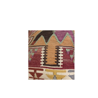 Boho Mixed Patterned Pillow