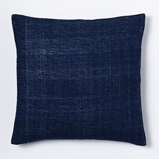 Textured Navy Pillow