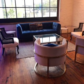 Navy Chesterfield Sofa