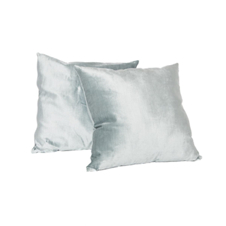 Silver Velvet Pillow