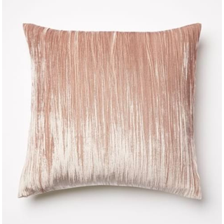 Blush Velvet Crinkle PIllow