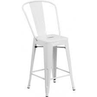 White Bar Stool