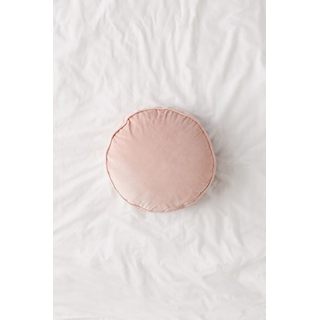Blush Velvet Round Pillow