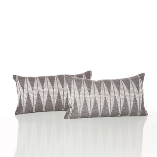 Charcoal Zig Zag Pillow