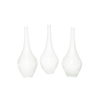 Milk Glass Giraffe Vases