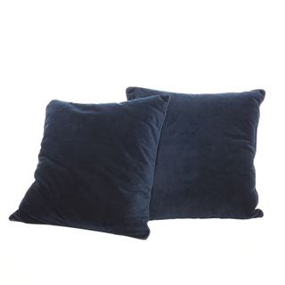 Navy Velvet Pillow