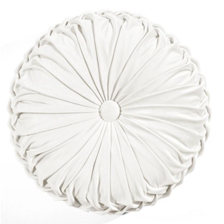 Ivory Round Pillow