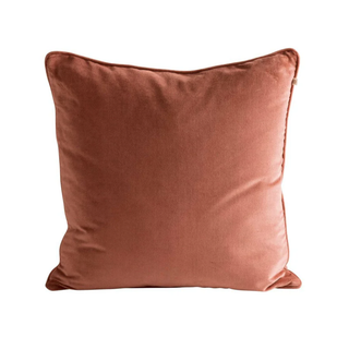 Mauve Pink Velvet Throw Pillow