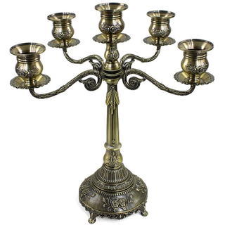 16" Antique Bronze Candelabra