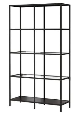 Black Shelving Unit