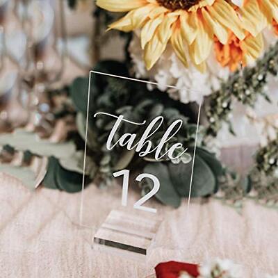 Acrylic Table Number Stand