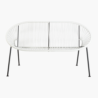 White Ixtapa Settee