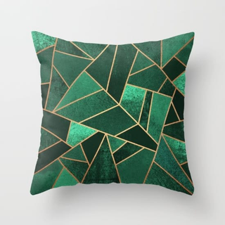 Emerald Geo Pillow