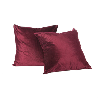 Burgundy Velvet Pillow