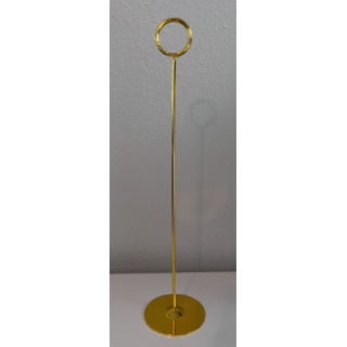 12" Gold Table Number Stand