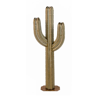 Desert Steel 5' Saguaro Garden Cactus
