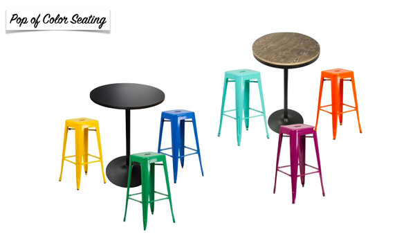 Pop of Color Seating