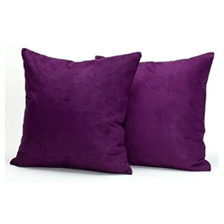 Purple Suede Pillow