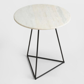 Pyramid Marble Side Table