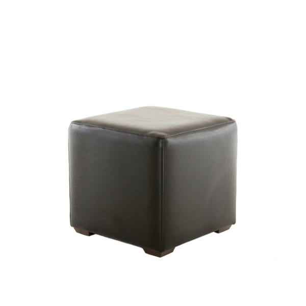 Black Leather Cube