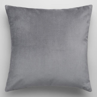 Grey Velvet Pillow